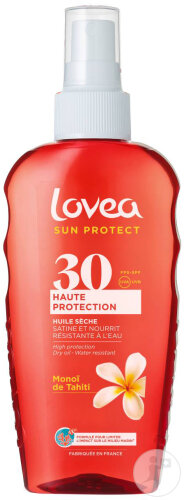 Lovea Huile Sèche IP30 Haute Protection Monoï De Tahiti 150ml