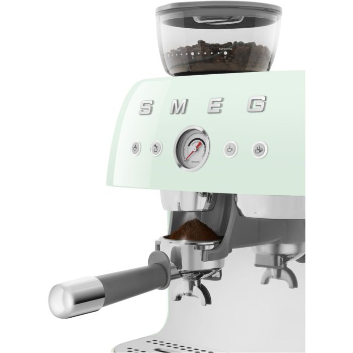 SMEG Espressomaschine mit Mahlwerk 50's Style EGF03PGEU Pastellgrün