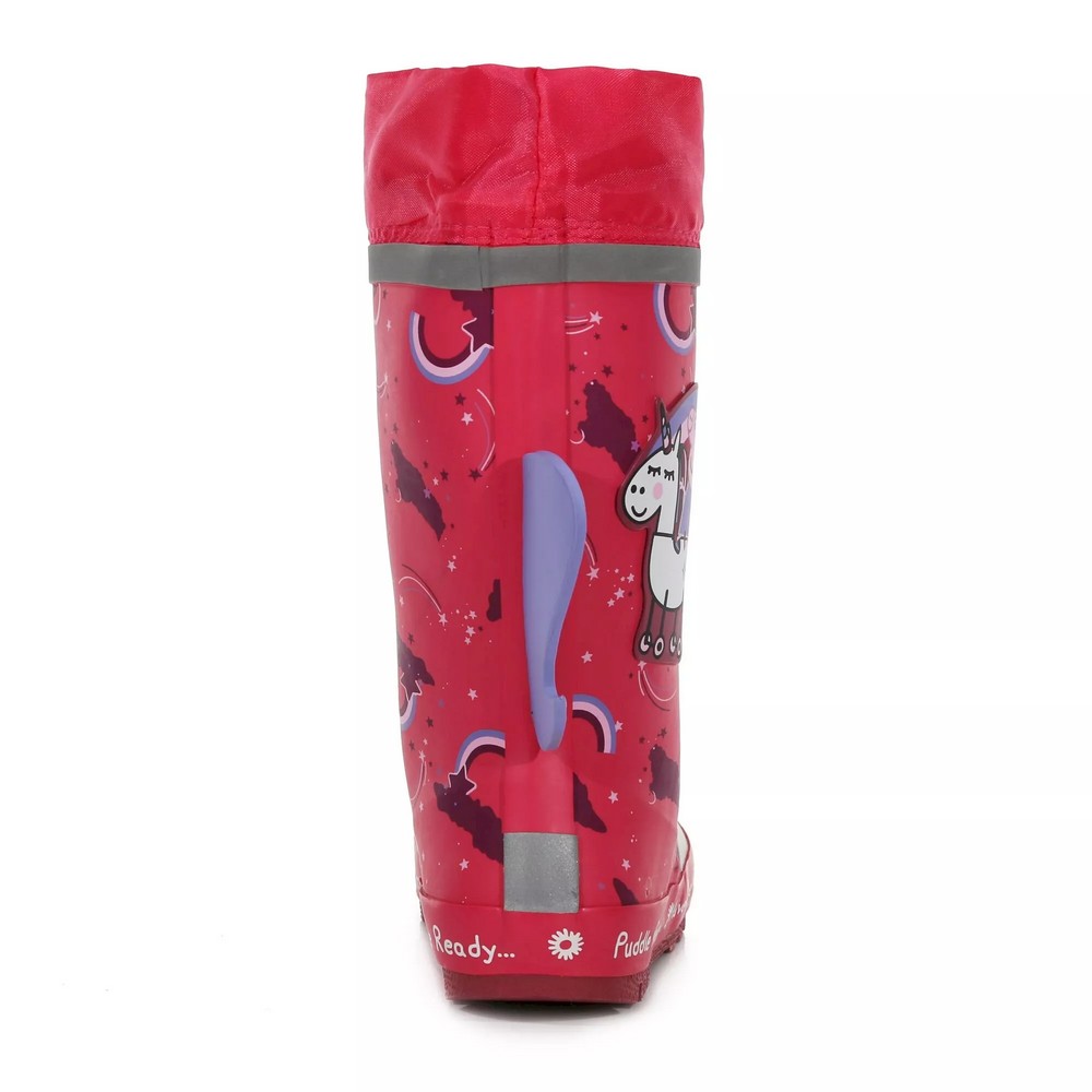 Botas de água com estampa de unicórnio da Peppa Pig na regata
