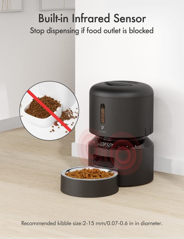 Petlibro Granary automatisk katte foder-giver 3L (sort)