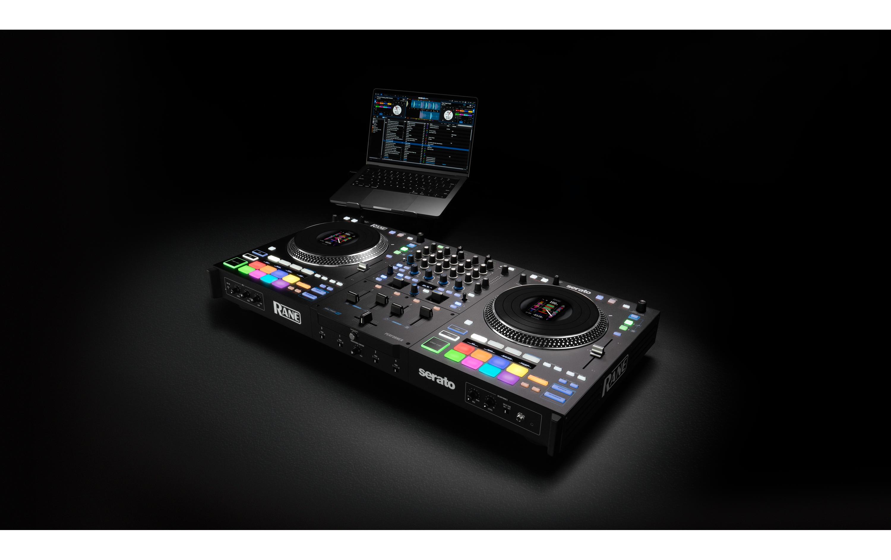 DJ-Controller Performer<br>Motorisierter 4-Kanal-DJ-Controller