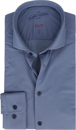 Pure Functional Overhemd Blauw 4030-21750-110 kopen