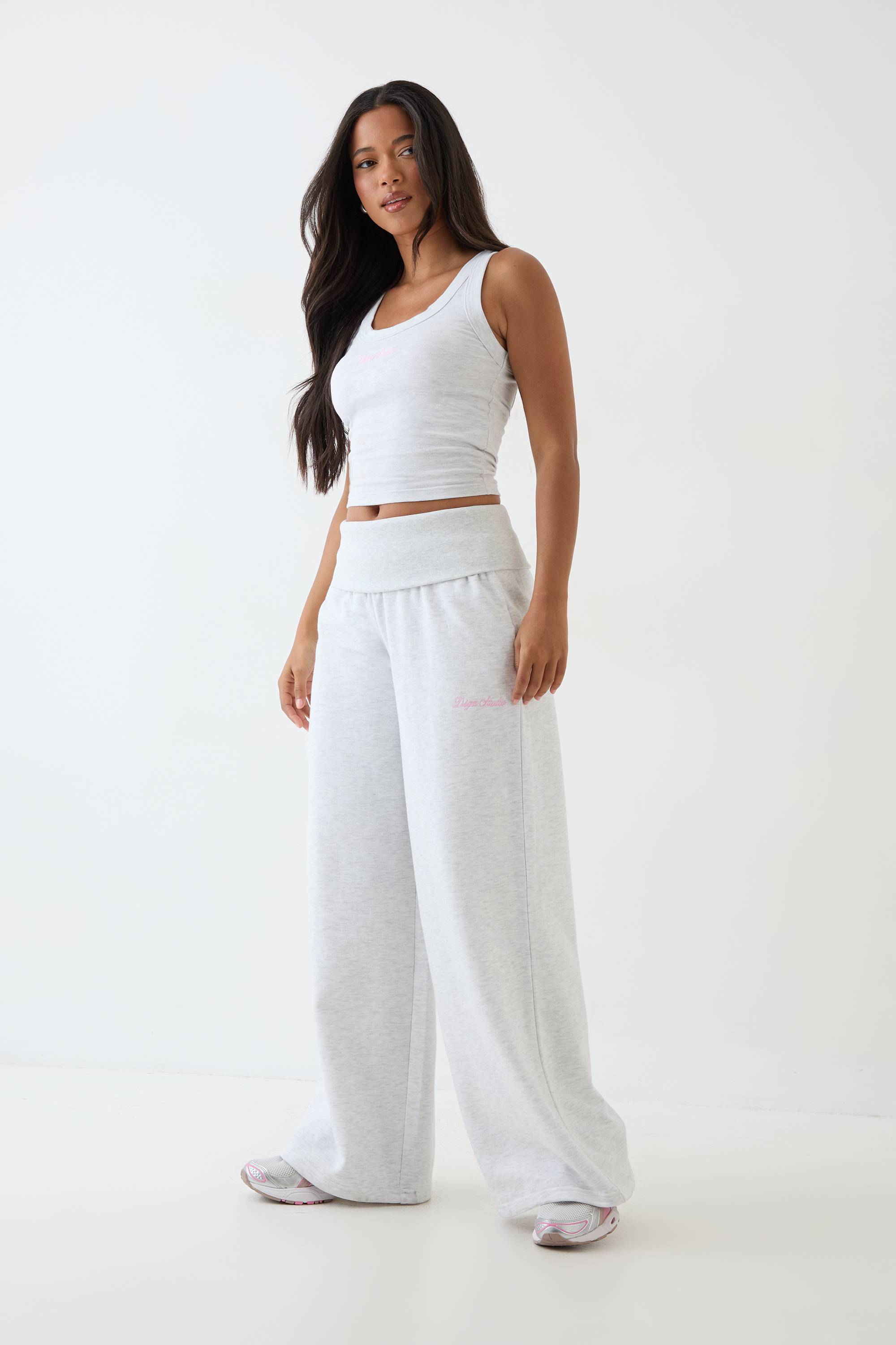 Jogging Dsgn Studio Taille Mi-haute Avec Ceinture Repliable Coupe Ample