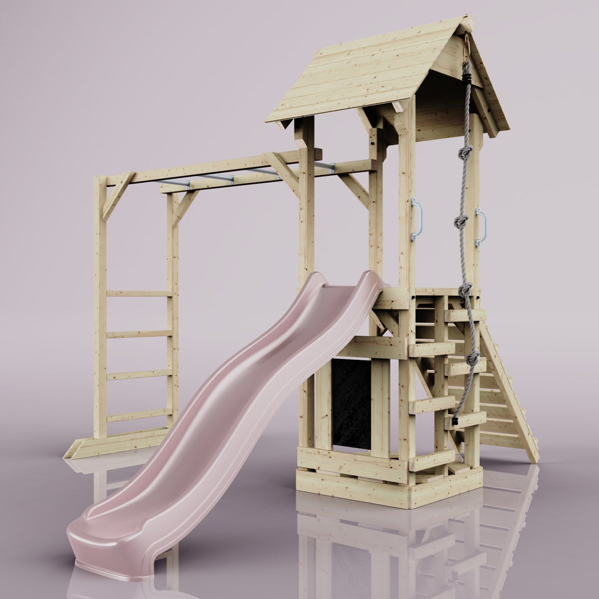 PolarPlay Lund houten speeltoren in roze