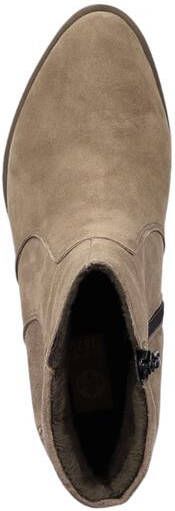 Rieker Taupe Suède Dames Enkellaars Brown Dames