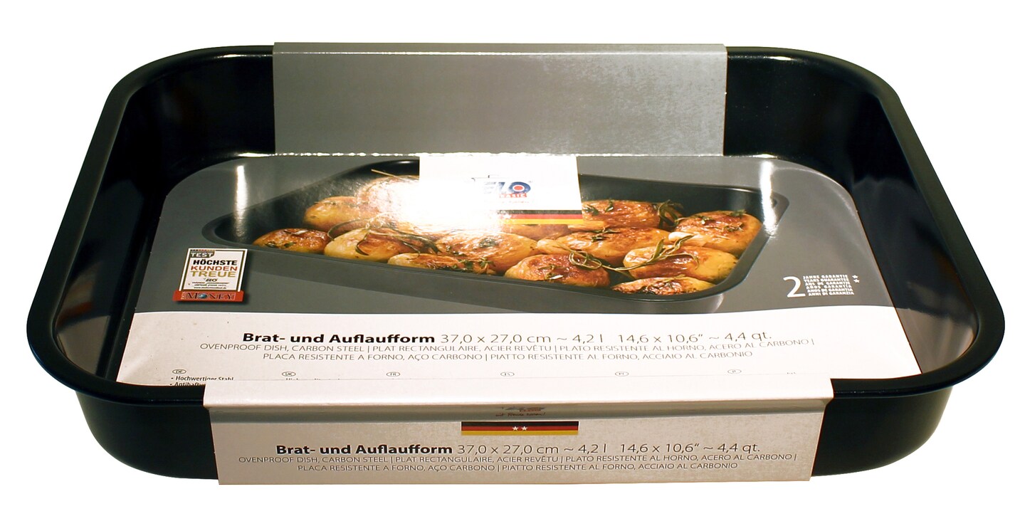 ELO Auflaufform BASIC 4,2 Liter Carbonstahl