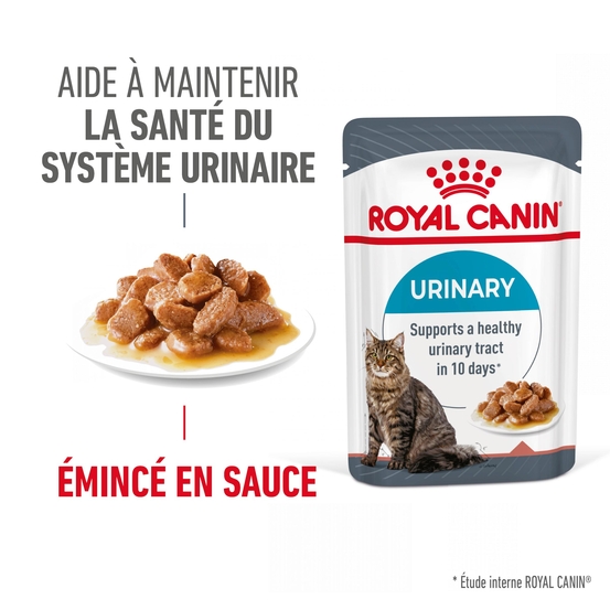Bouchées en sauce chat Adulte santé urinaire Urinary 12x85g