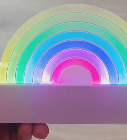 Lalarma Lampe - Dancing Rainbow - Lilla