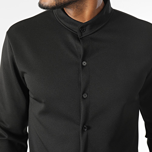 Chemise Manches Longues Noir