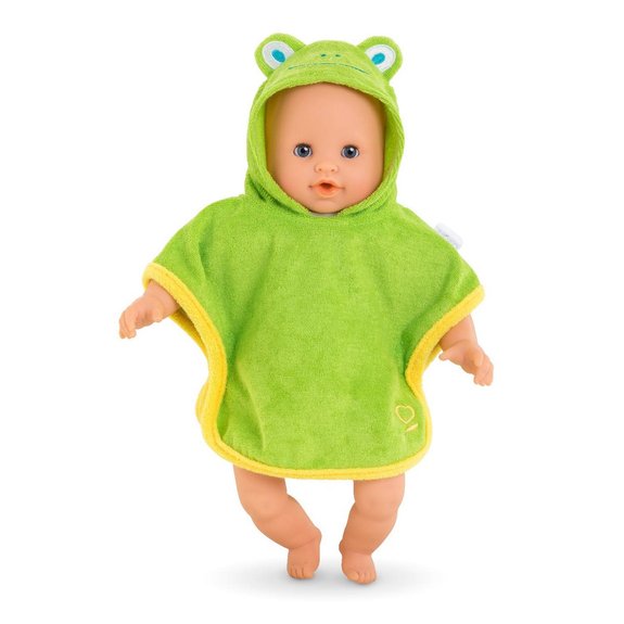 Cape de Bain Grenouille Poupon 30 cm