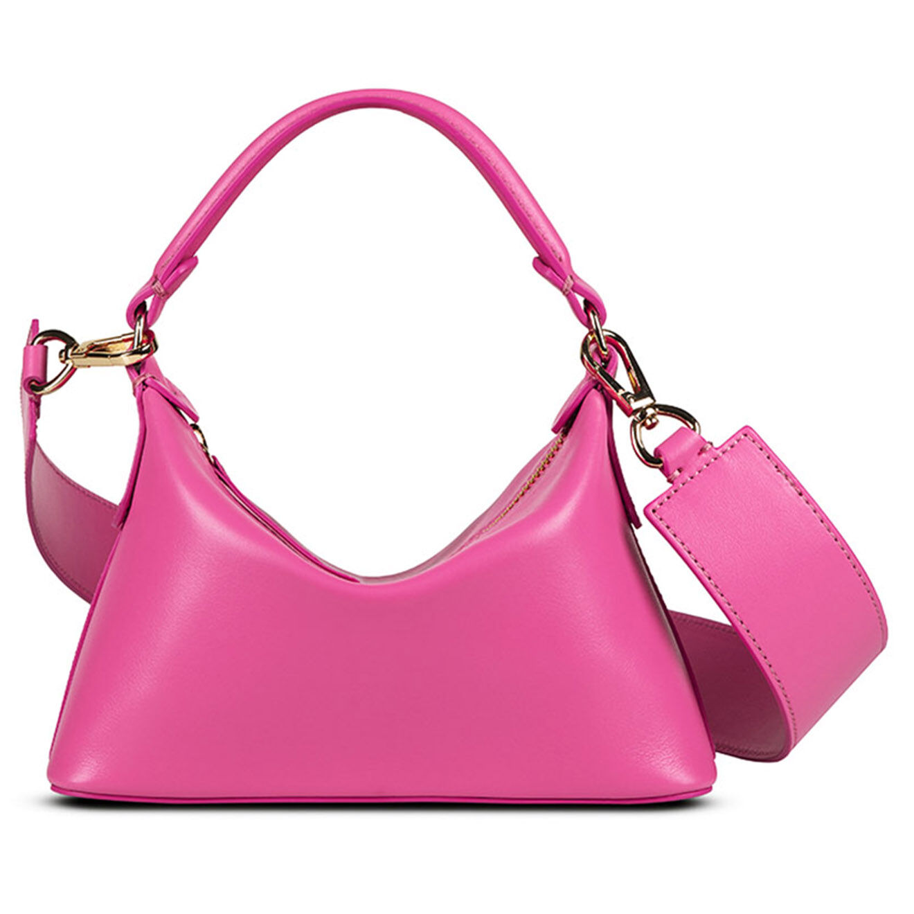 Leonie Hanne x Liu-Jo Sac à main en Cuir Mini Hobo Leonie Hanne X Liu Jo fuchsia - 13x19x7.5 cm