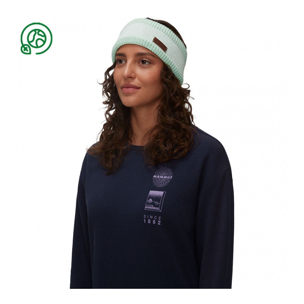 Mammut SNOW - Bandeau Femme neo mint/white