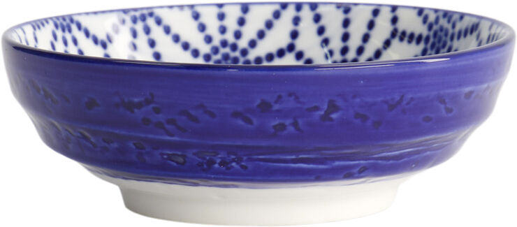 Tokyo Design Studio Nippon Blå fad 9,5x3cm Stjerne Blue/white