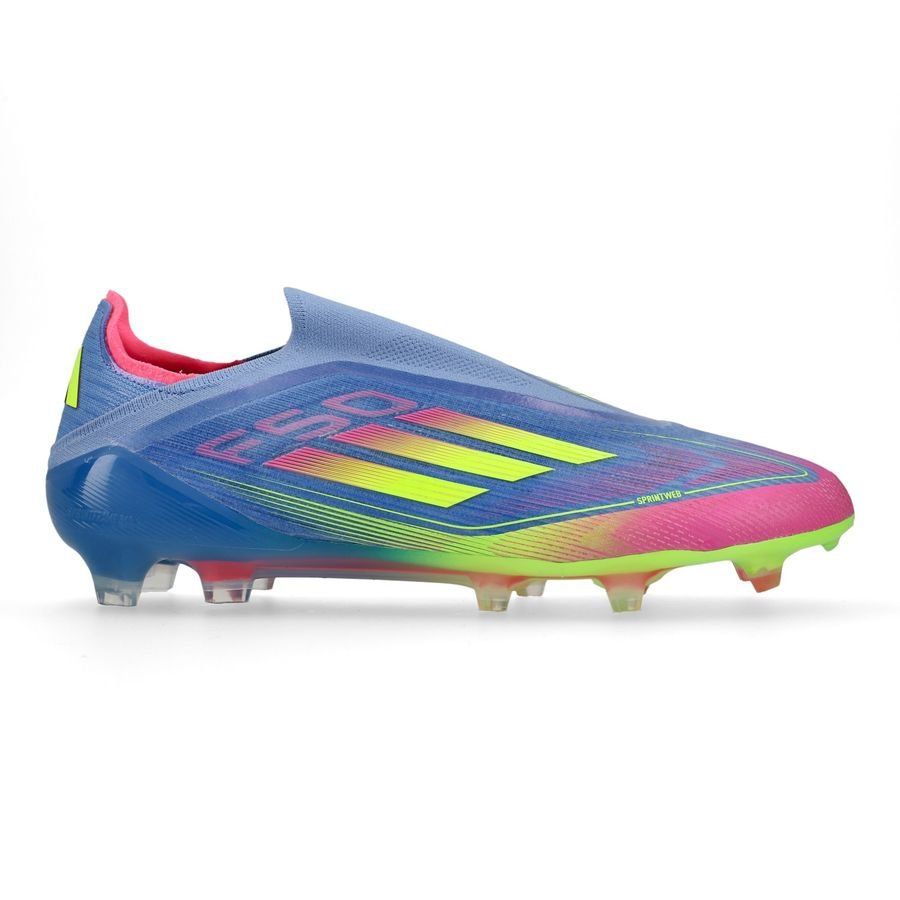 adidas F50 Elite Laceless FG Celestial Victory - Blue Fusion/Lucid Lemon/Lucid Pink
