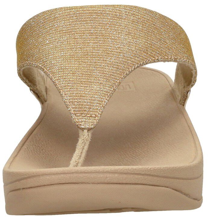 Fitflop Lulu Shimmerlux Toe - Post Sandals beige