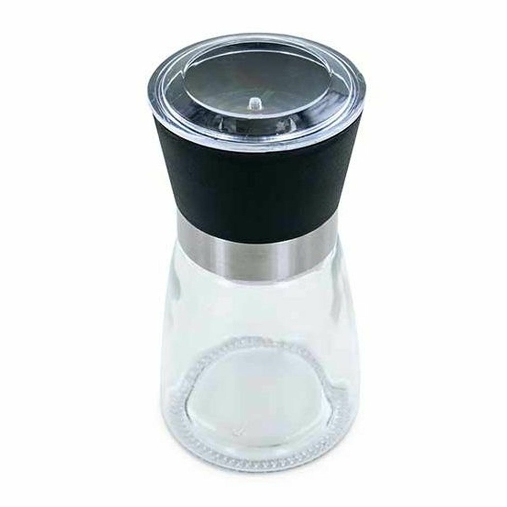 Moulin à épices en verre et céramique + baies rose de madagascar
