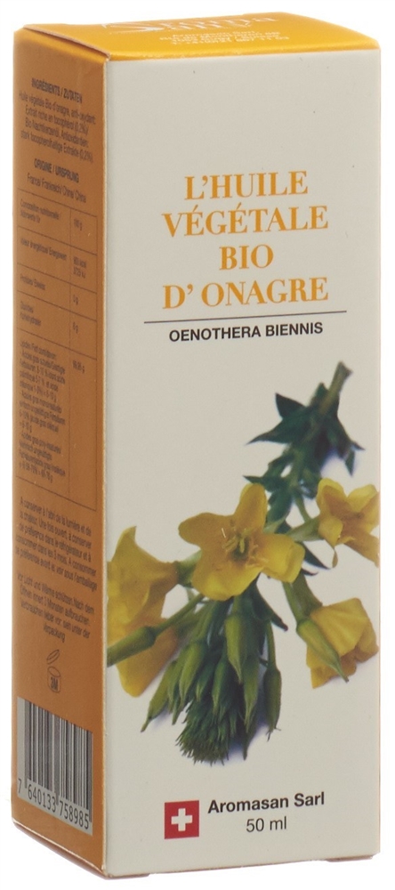 Aromasan Nachtkerzenöl<br>50 ml, Öl, Bio