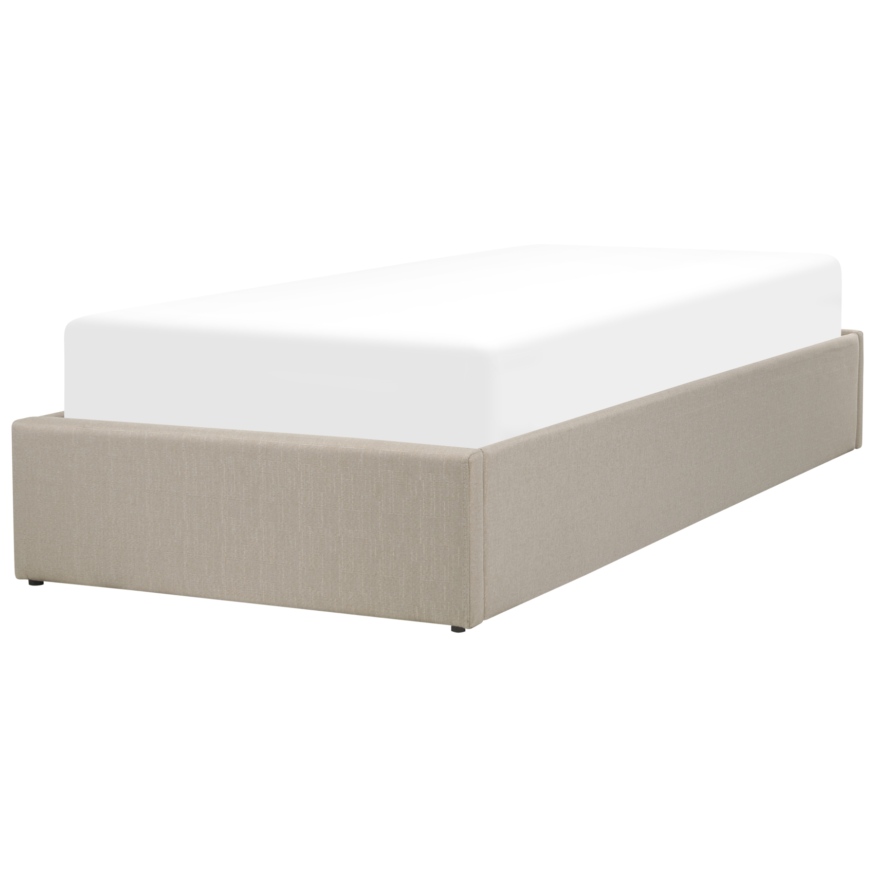 Beliani - DINAN - Kinderbed - Donker Beige - 90 x 200 cm - Polyester