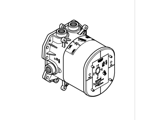 GROHE inbouwdeel GROHE RAPIDO T 35500000
