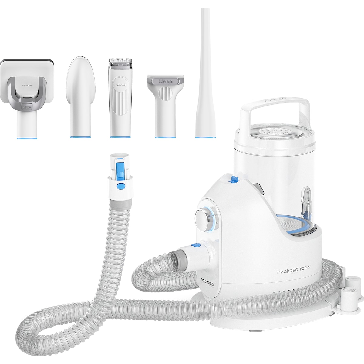 Neakasa P2 Pro pelspleiesett (blå/hvit)