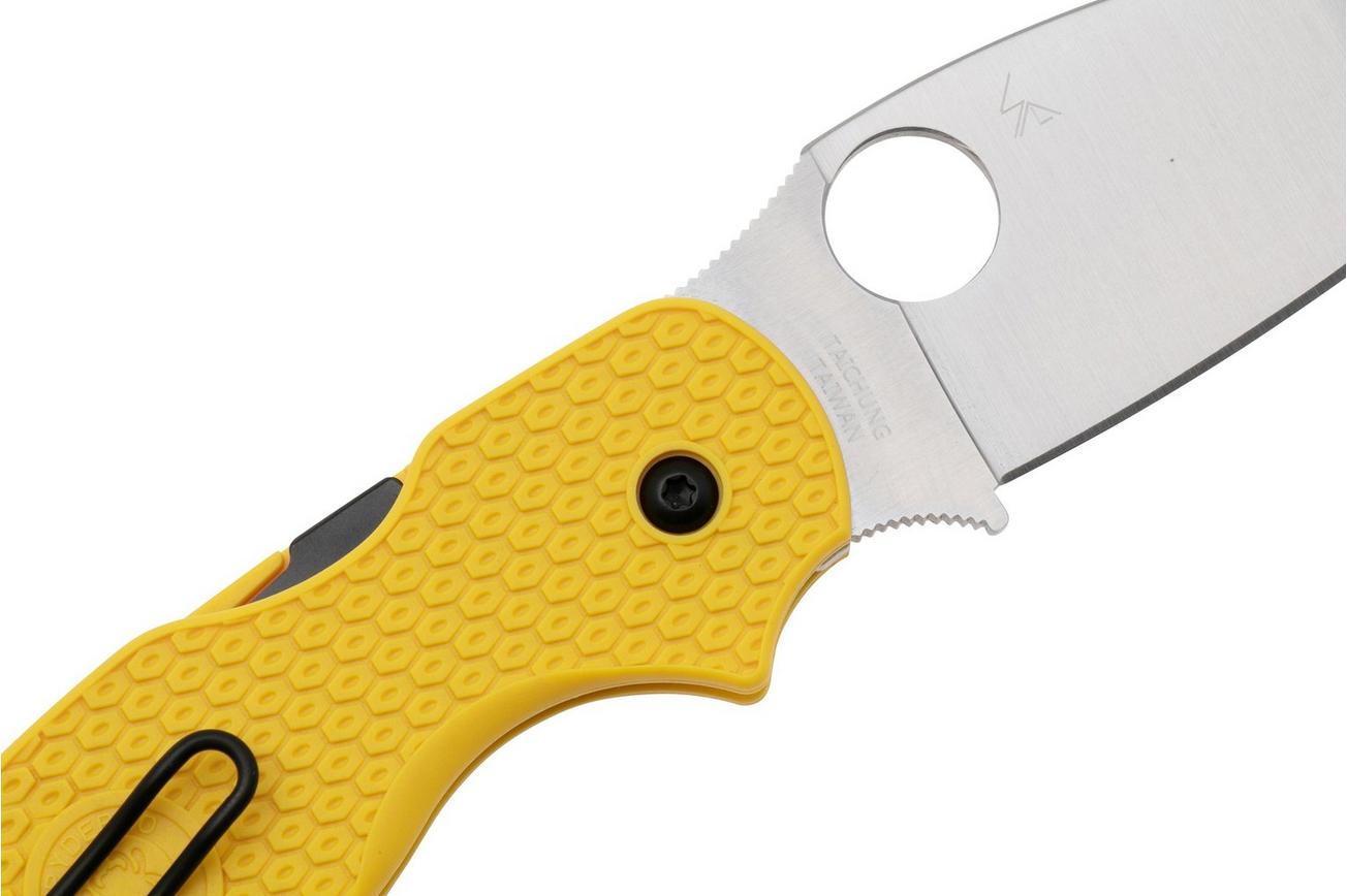Spyderco Sage 5 Salt Lightweight CPM MagnaCut C123PYL Yellow FRN, zakmes