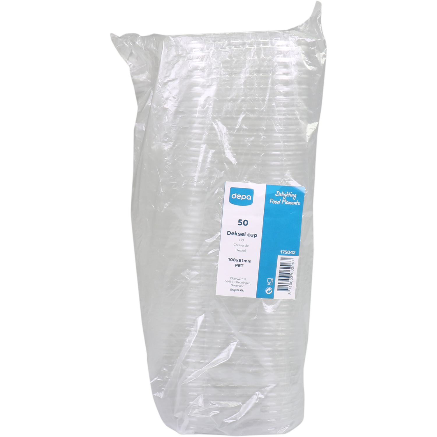Depa Deksel, PET, 108x81x transparant