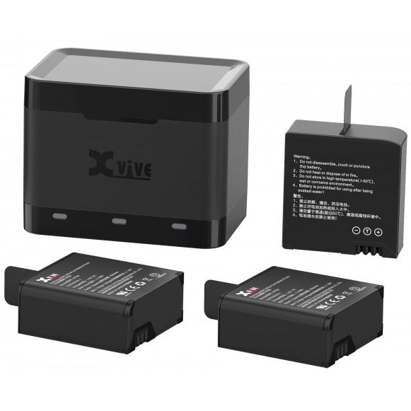 Xvive U5C acculader voor U5 systeem met 3 accu's