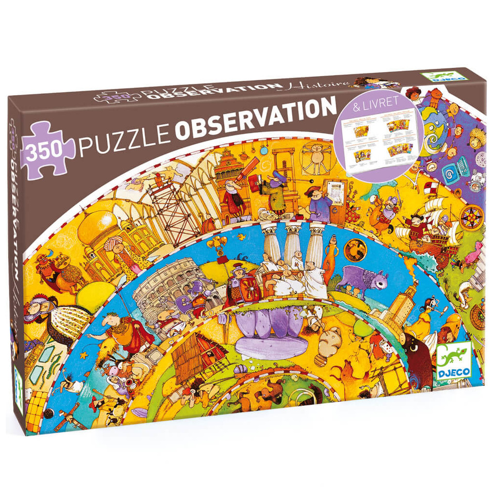 Puzzle Observation - Histoire (+ livret) - 350 Pièces