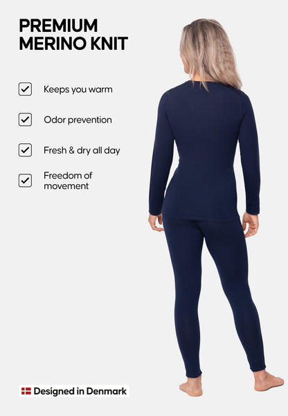 MERINOULD BASELAYER SÆT TIL KVINDER