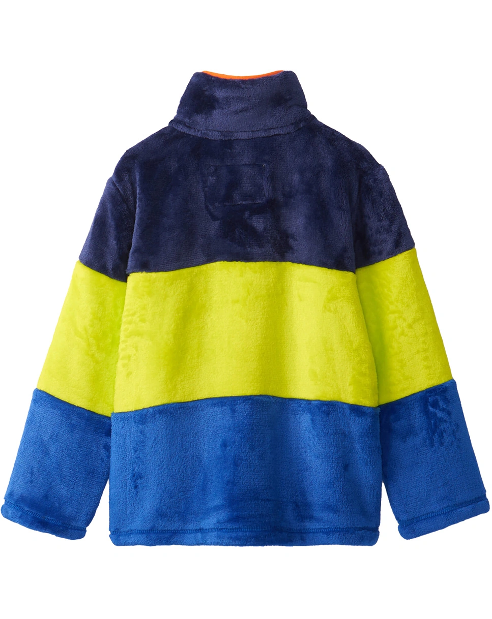 Fleece-Jacke COLORBLOCK in bunt