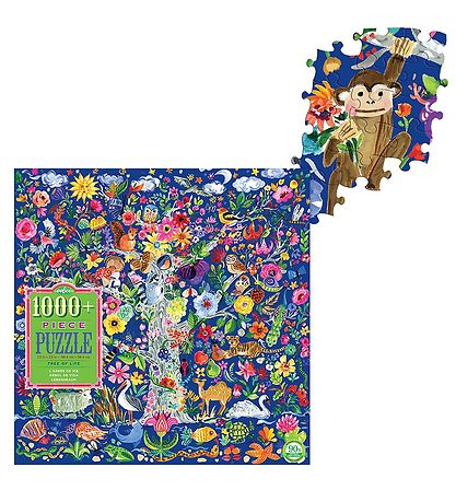 Eeboo Puzzlespiel - 1000 Teile - Baum des Holz