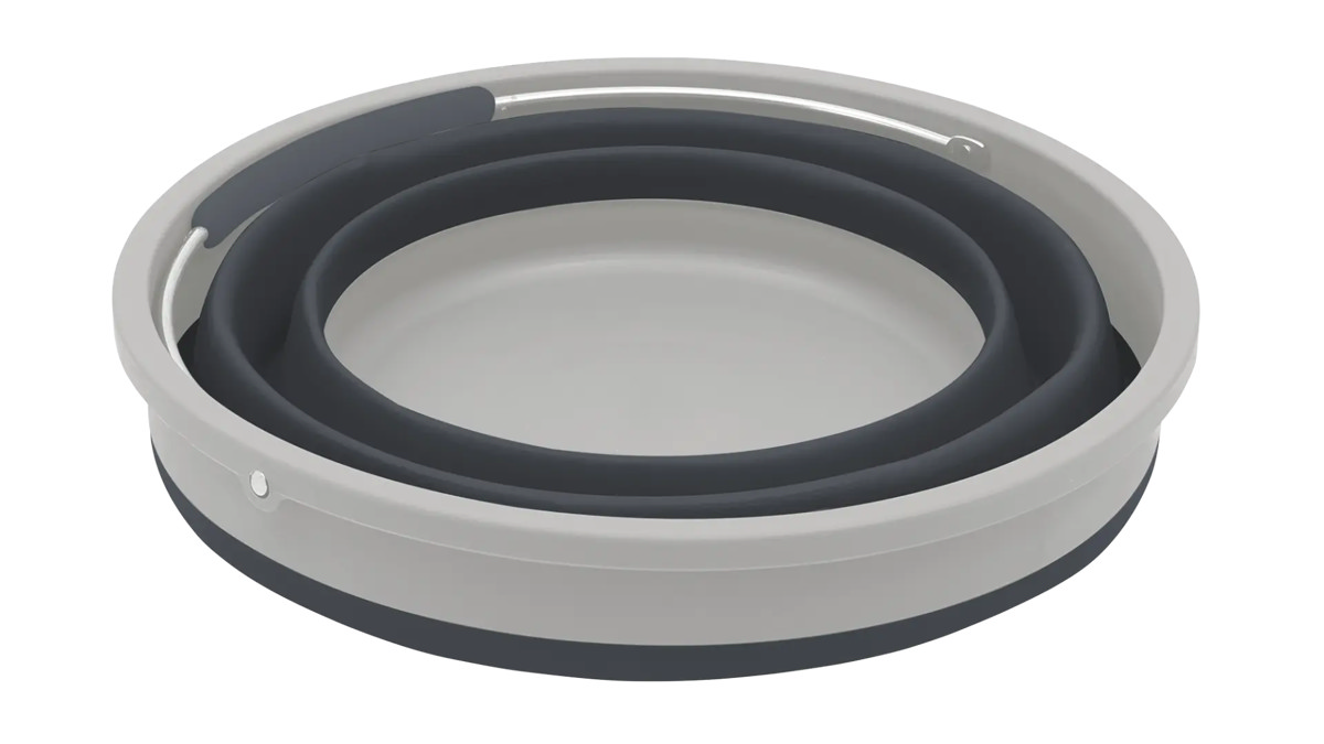 Collaps runder Eimer mit Deckel Navy Night