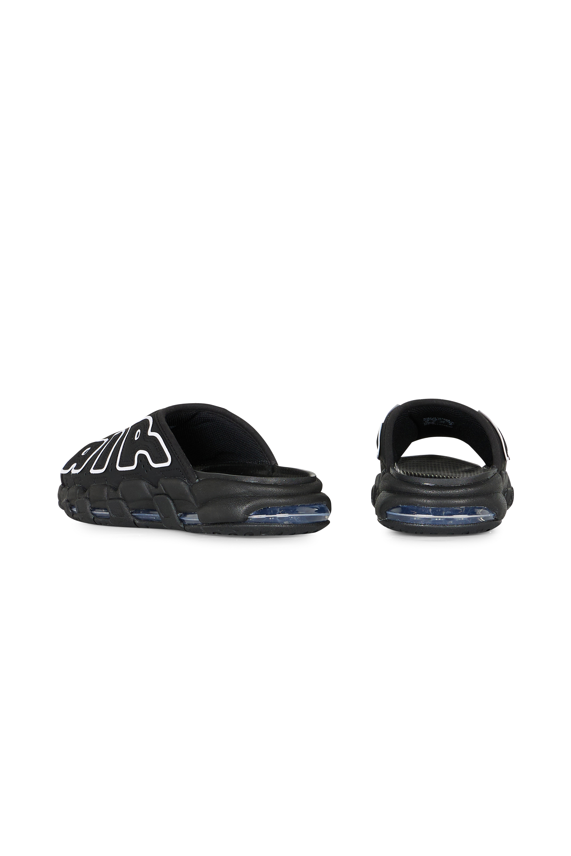 NIKE Claquettes AIR MORE UPTEMPO SLIDE Noir