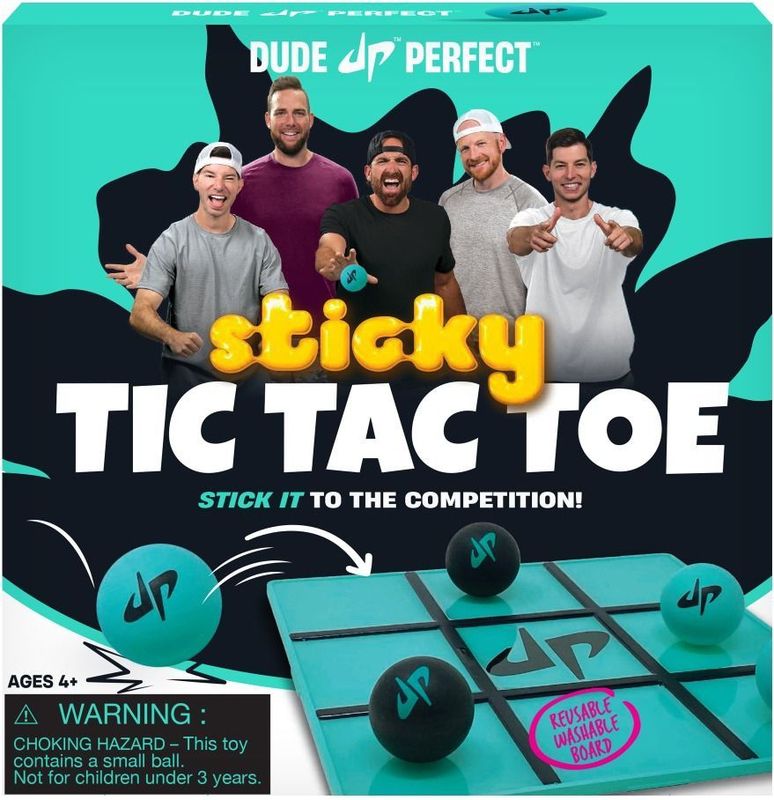 Dude Perfect - Sticky Tic Tac Toe - Behendigheidsspel - Multicolor - Kunststof