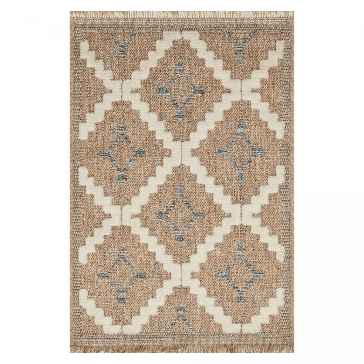 Tapis extérieur bleu 160x230 cm