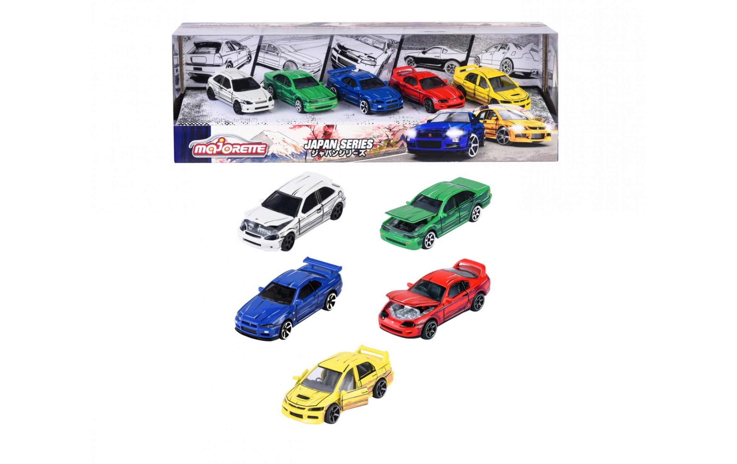 Auto Japan Series 5 Pieces GiftpackSet mit 5 japanischen Auto-Klassikern