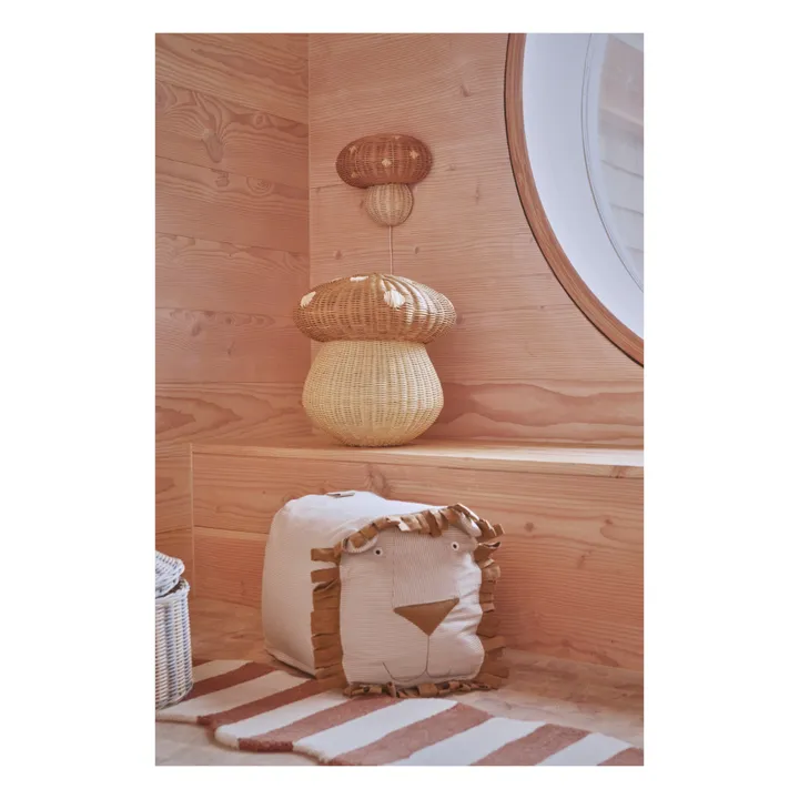 Oyoy Mini Pouf Lobo le lion | Caramel