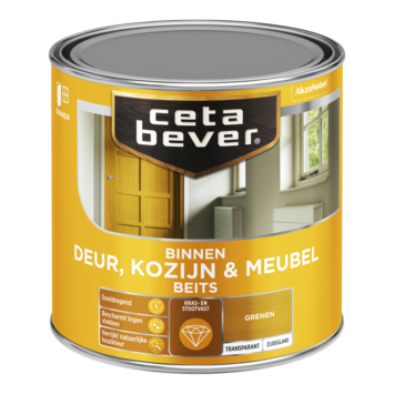 CetaBever Deur, Kozijn & Meubelbeits zijdeglans transparant grenen 250 ml