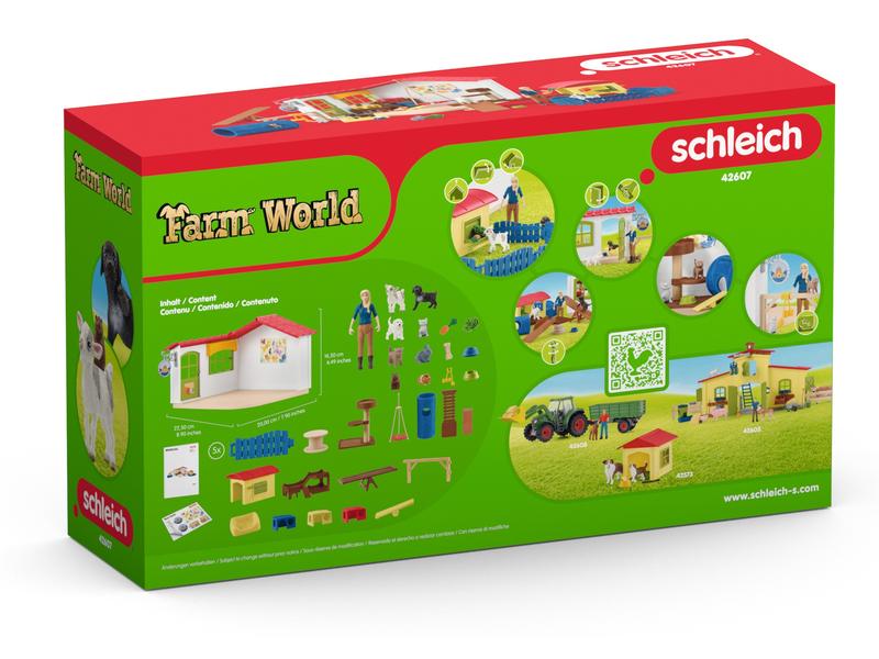 Schleich Spielfigurenset Farm World Tierhotel Umfangreiche Tierfarm