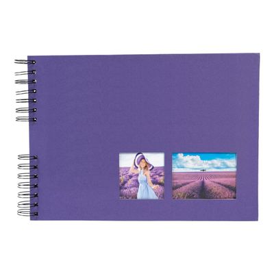 Exacompta Milano - Album photos 32 x 22 cm - 50 pages - violet