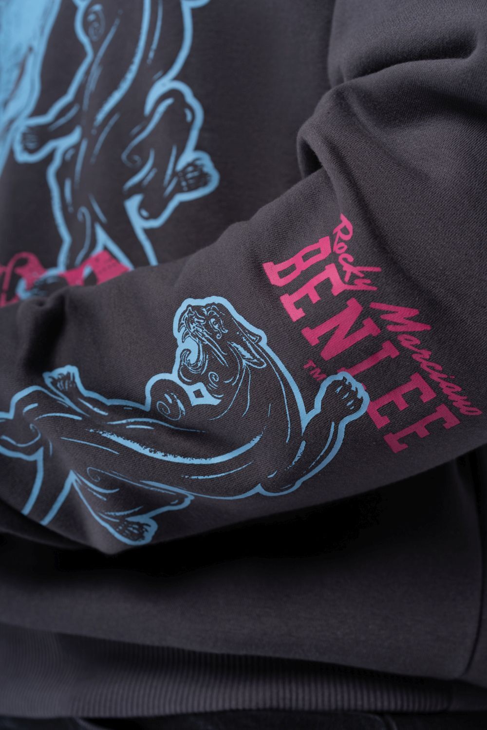 BENLEE Herren Kapuzensweatshirt Oversize PANTERA HD