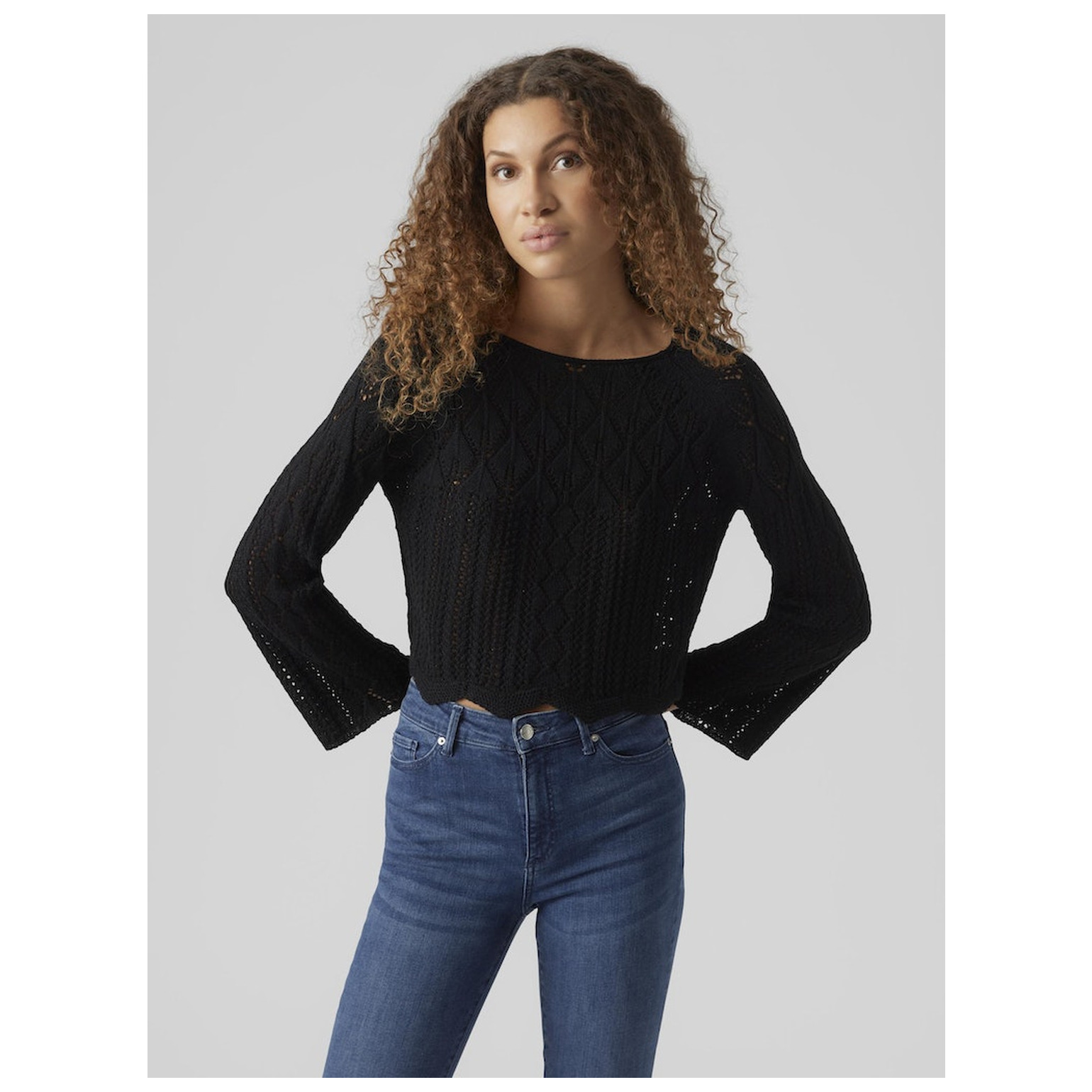 Vero Moda VMGINGER 3/4 BOATNECK PULLOVER