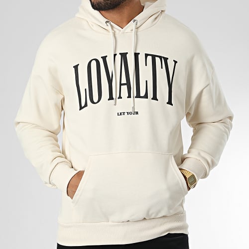 Sweat Capuche LL689 Beige