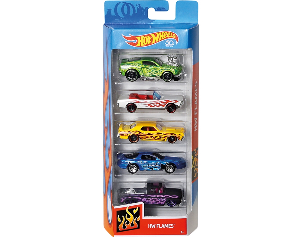 VEICULOS HOT WHEELS 5 UNIDADES MODELOS SORTIDOS