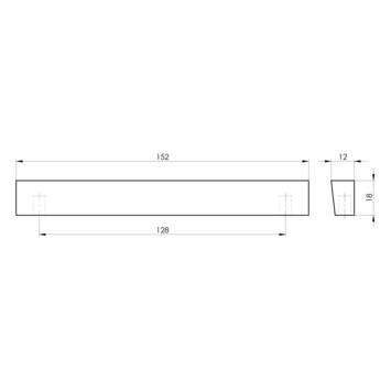 Greep Twan beuken 152mm