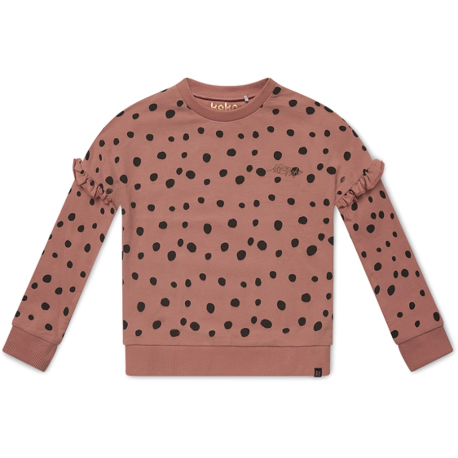 Koko Noko Sweatshirt Nova dusty pink gepunktet