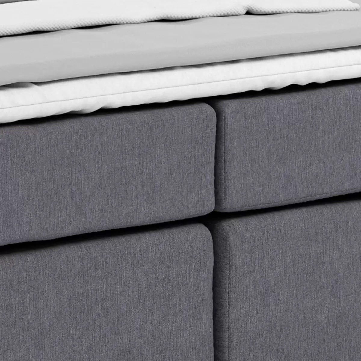 Boxspringbett Nero 160 x 200 Dunkelgrau