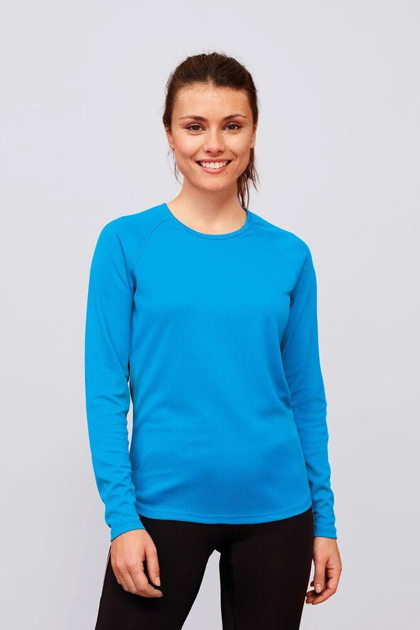 SOL'S 02072 - Sporty Lsl Women Tee Shirt Sport Femme Manches Longues