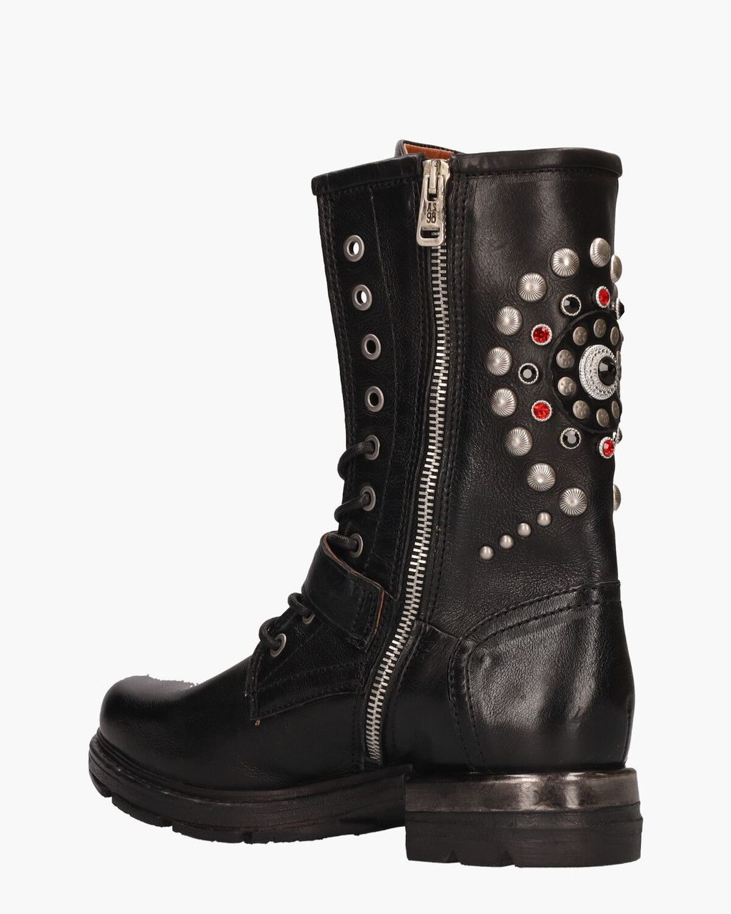 A.S. 98 B80212 Zwart Dames Veterboots