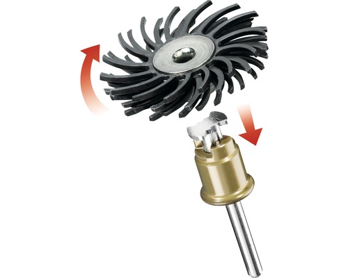 Dremel fijnslijpborstel Ø 25,4 mm, korrel 36, EZ SpeedClic compatibel (471S)